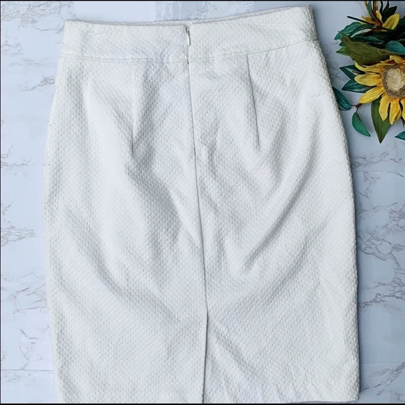 Jacob White Pencil Skirt, size 2 - Picture 1 of 5